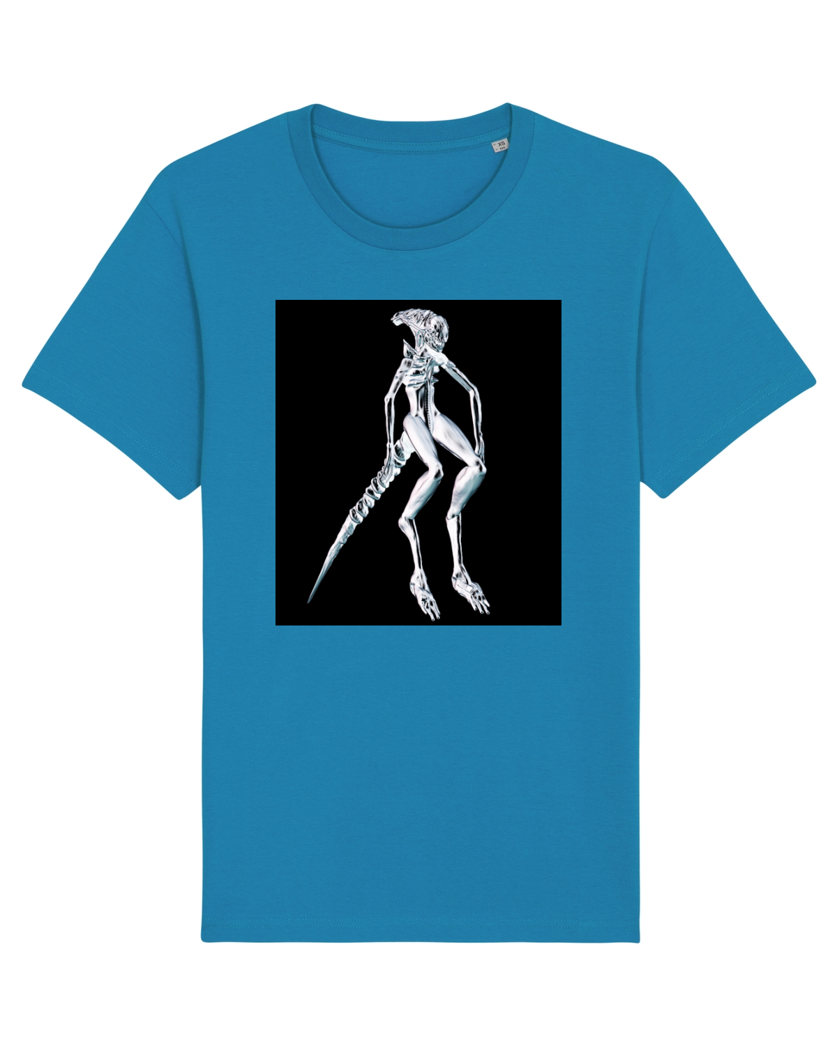 Tricou mânecă scurtă Unisex Rocker Azur