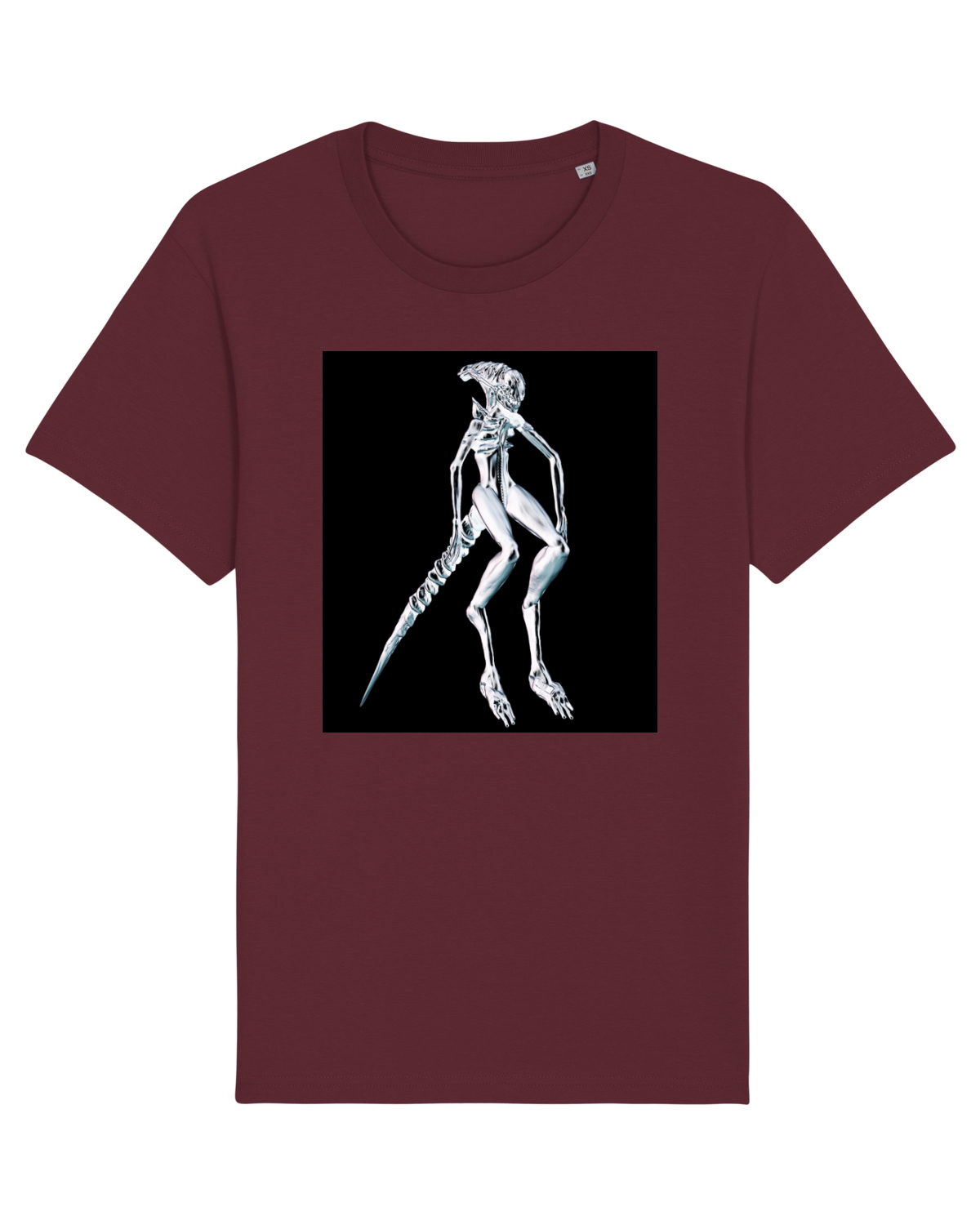 Tricou mânecă scurtă Unisex Rocker Burgundy