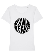 Vama Veche Tricou mânecă scurtă guler larg fitted Damă Expresser