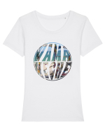 Vama Veche Tricou mânecă scurtă guler larg fitted Damă Expresser