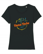 Vama Veche Vibes Tricou mânecă scurtă guler larg fitted Damă Expresser