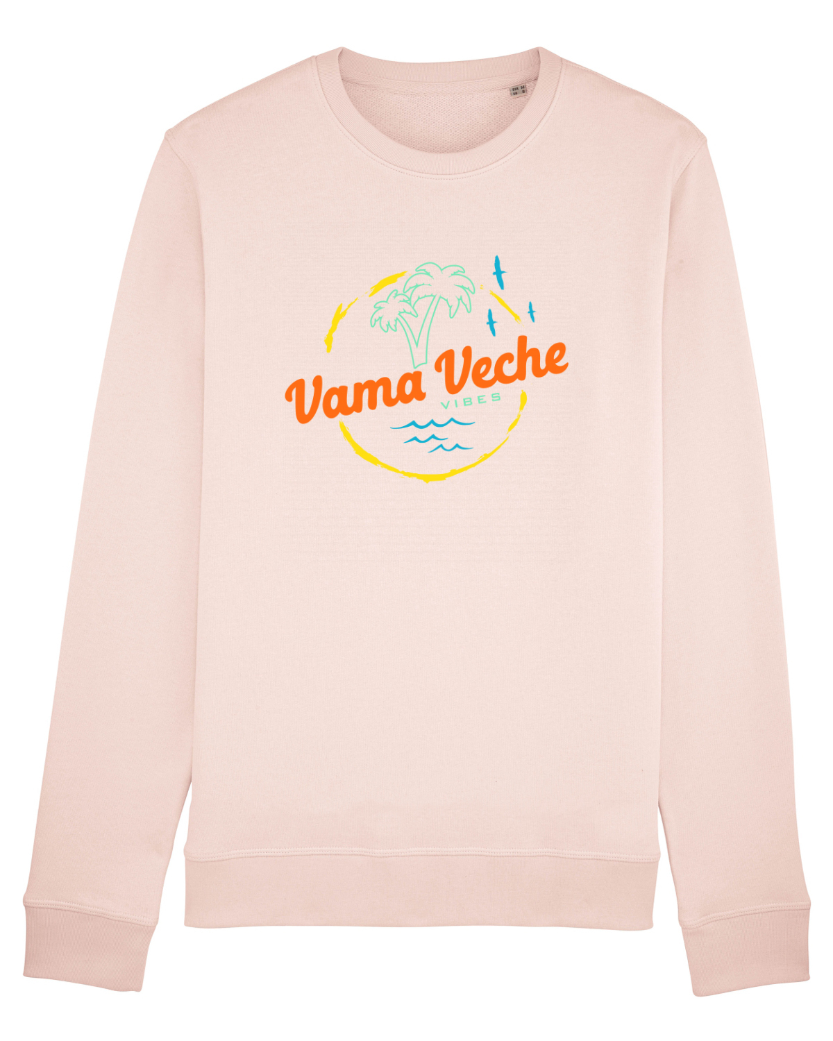 Bluză mânecă lungă Unisex Rise Candy Pink