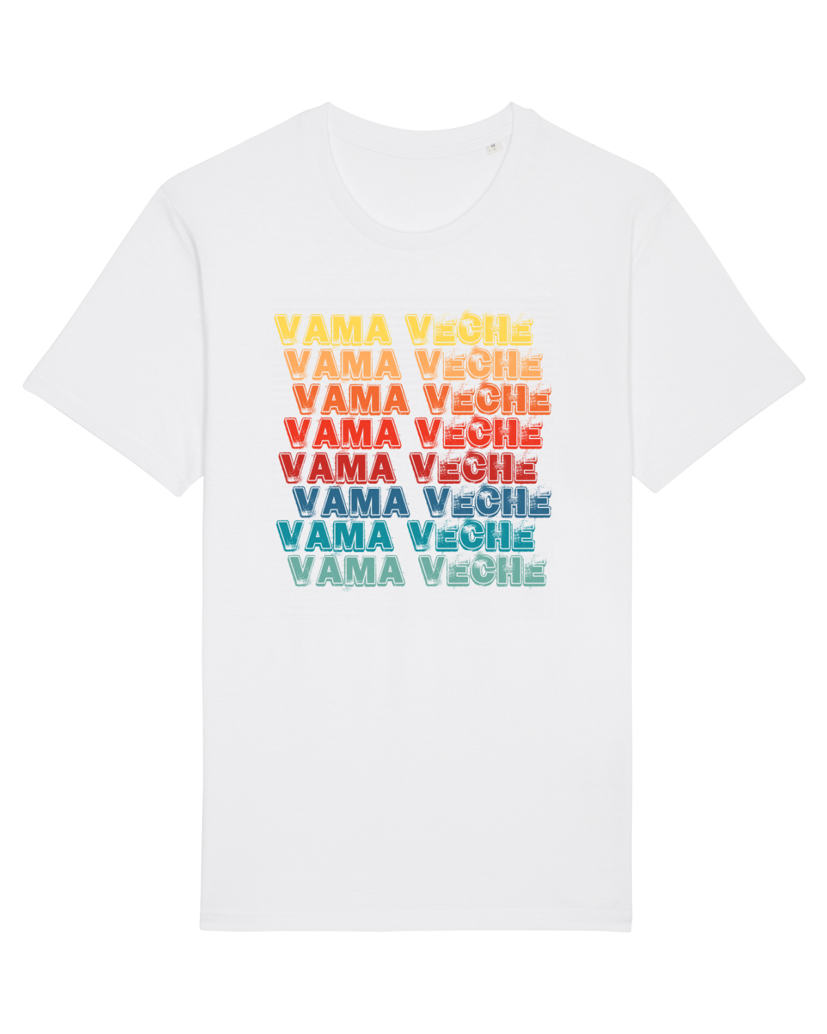 Tricou mânecă scurtă Unisex Rocker White