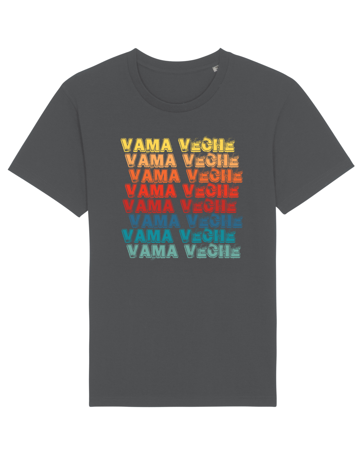 Tricou mânecă scurtă Unisex Rocker Anthracite