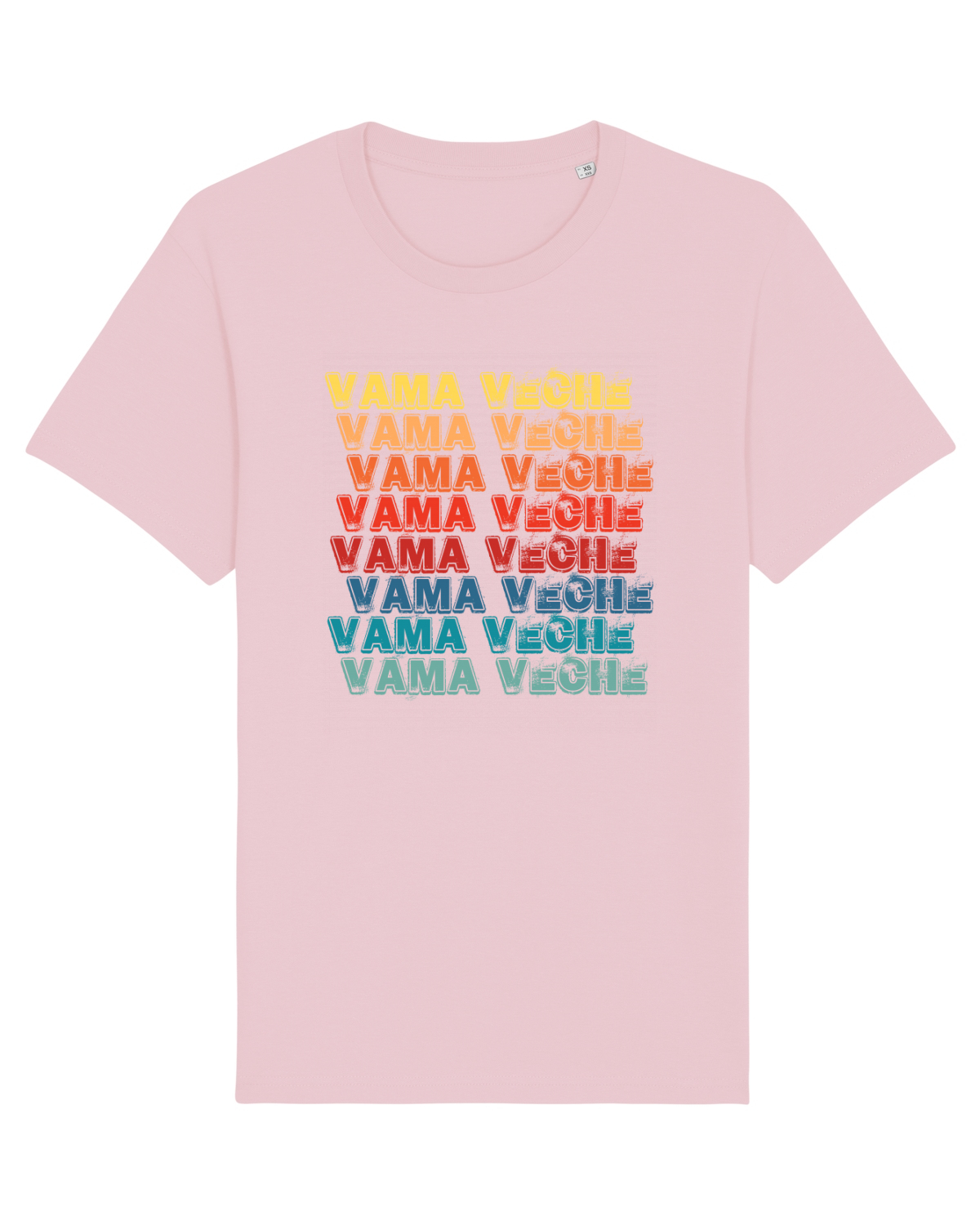 Tricou mânecă scurtă Unisex Rocker Cotton Pink