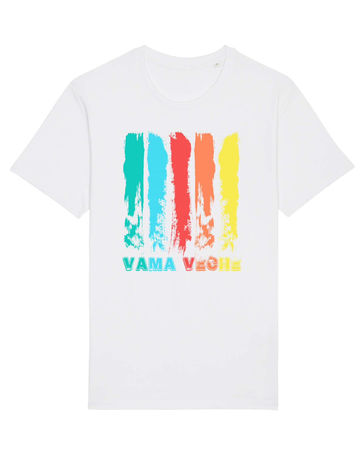 Tricou mânecă scurtă Unisex Rocker White