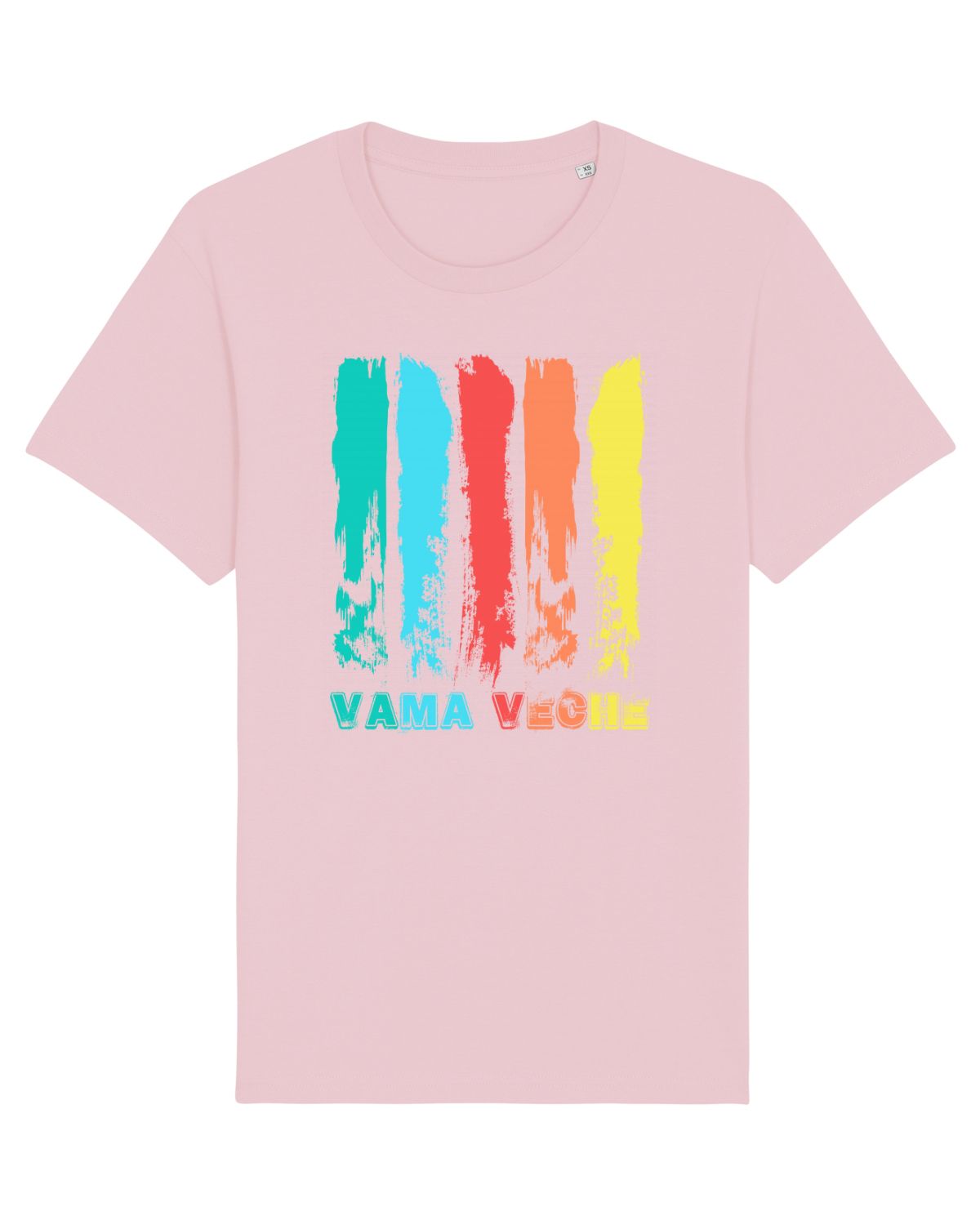 Tricou mânecă scurtă Unisex Rocker Cotton Pink
