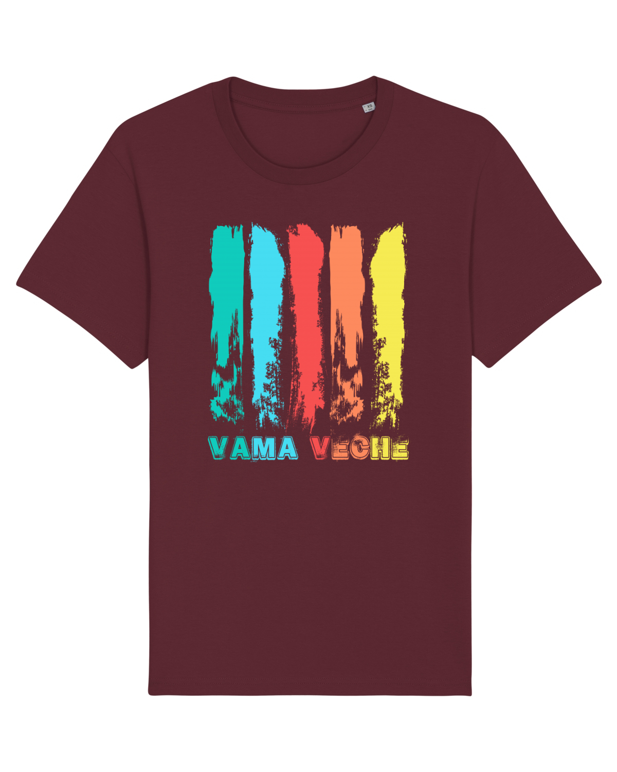 Tricou mânecă scurtă Unisex Rocker Burgundy