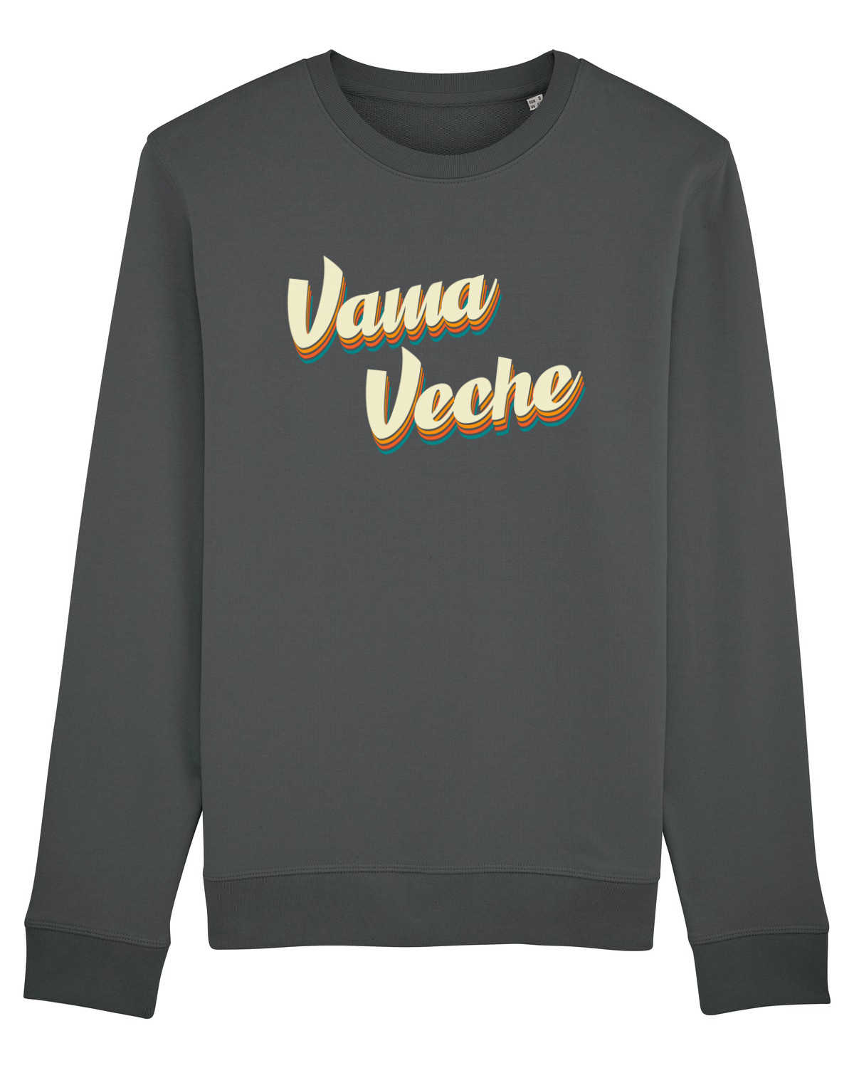 Bluză mânecă lungă Unisex Rise Anthracite