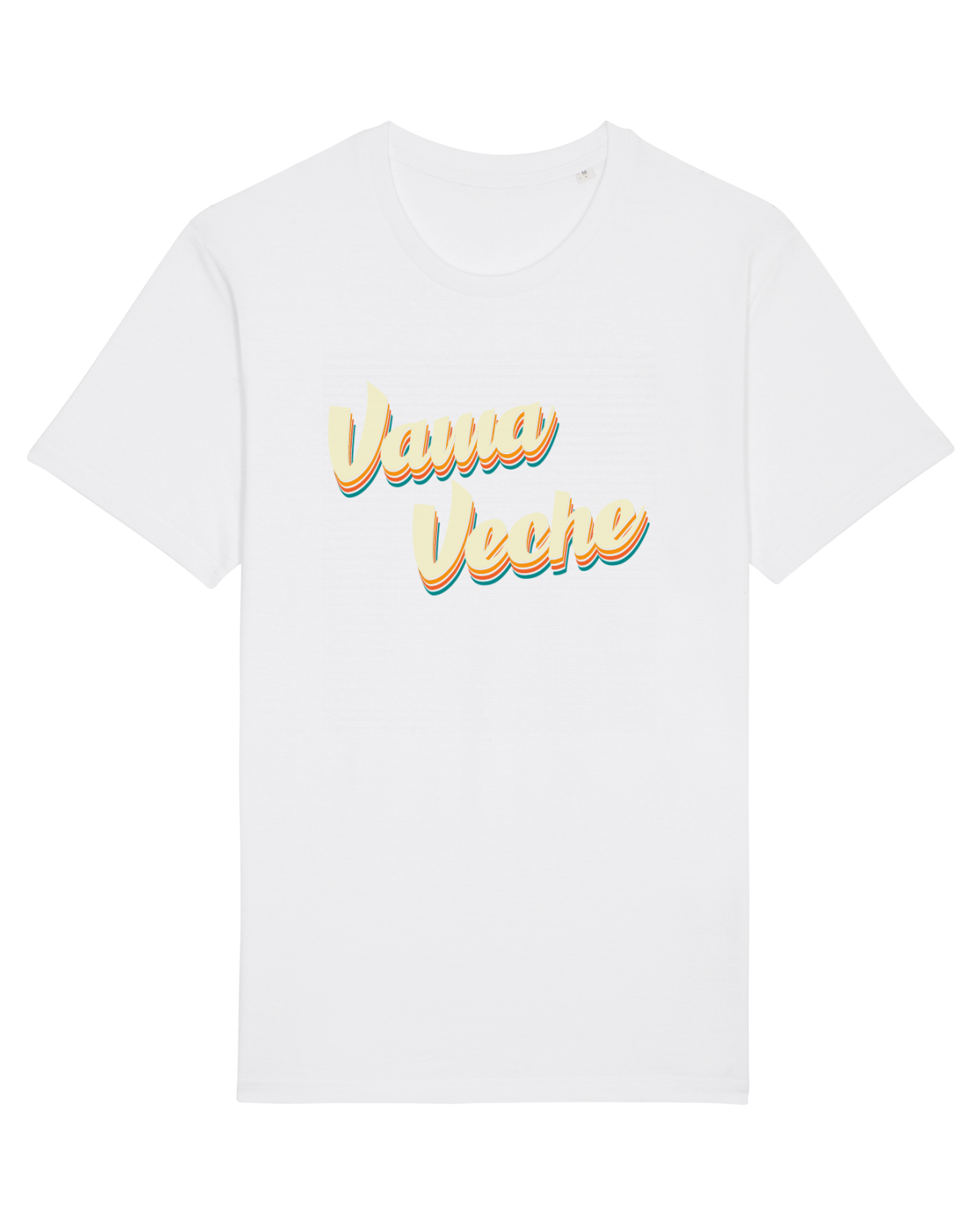 Tricou mânecă scurtă Unisex Rocker White