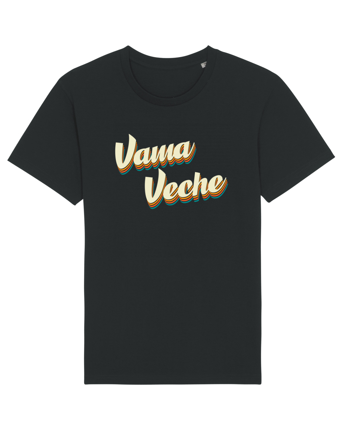 Tricou mânecă scurtă Unisex Rocker Black