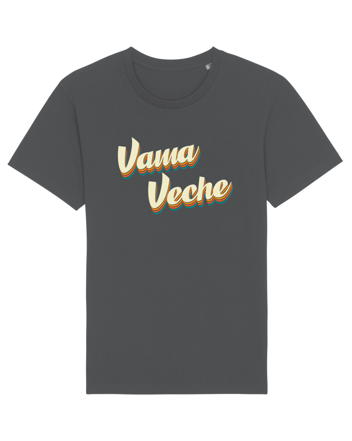 Tricou mânecă scurtă Unisex Rocker Anthracite