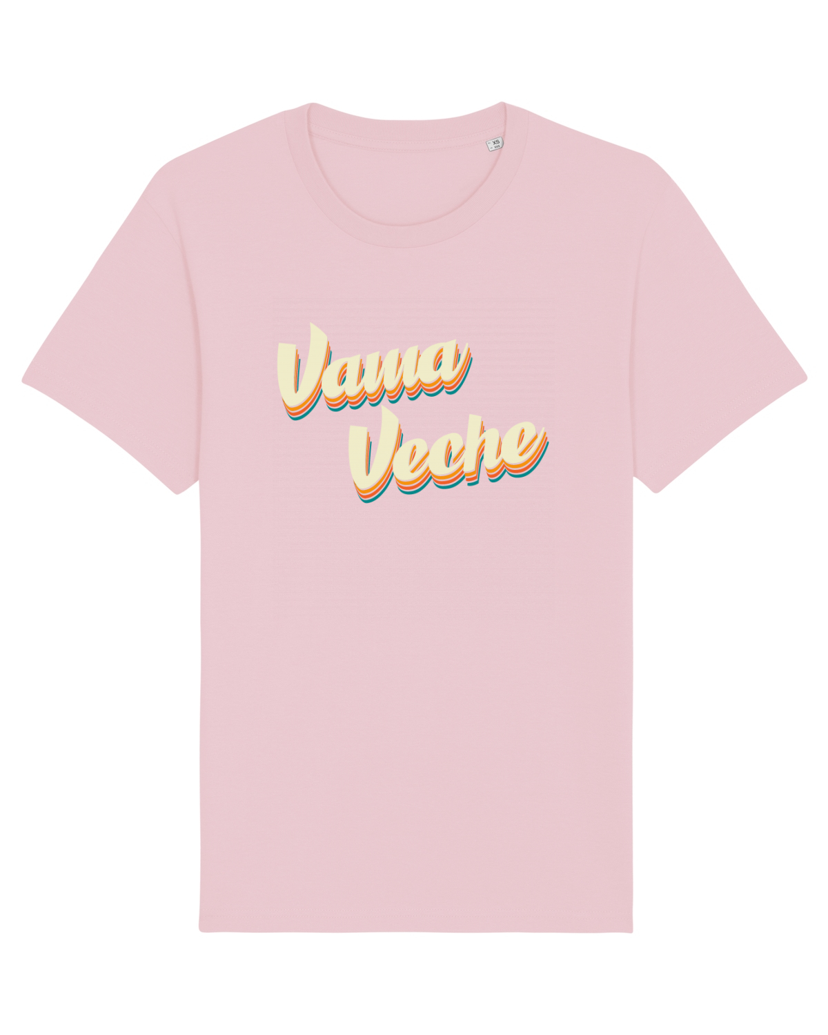 Tricou mânecă scurtă Unisex Rocker Cotton Pink