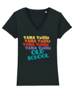 Vama Veche Old School Tricou mânecă scurtă guler V Damă Evoker