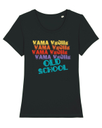 Vama Veche Old School Tricou mânecă scurtă guler larg fitted Damă Expresser
