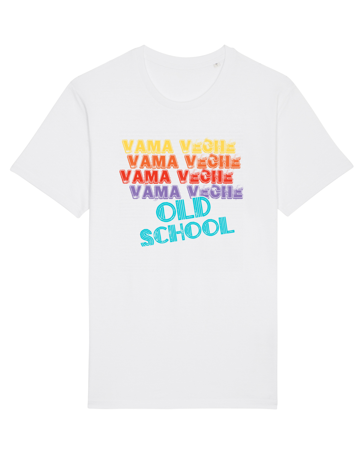Tricou mânecă scurtă Unisex Rocker White