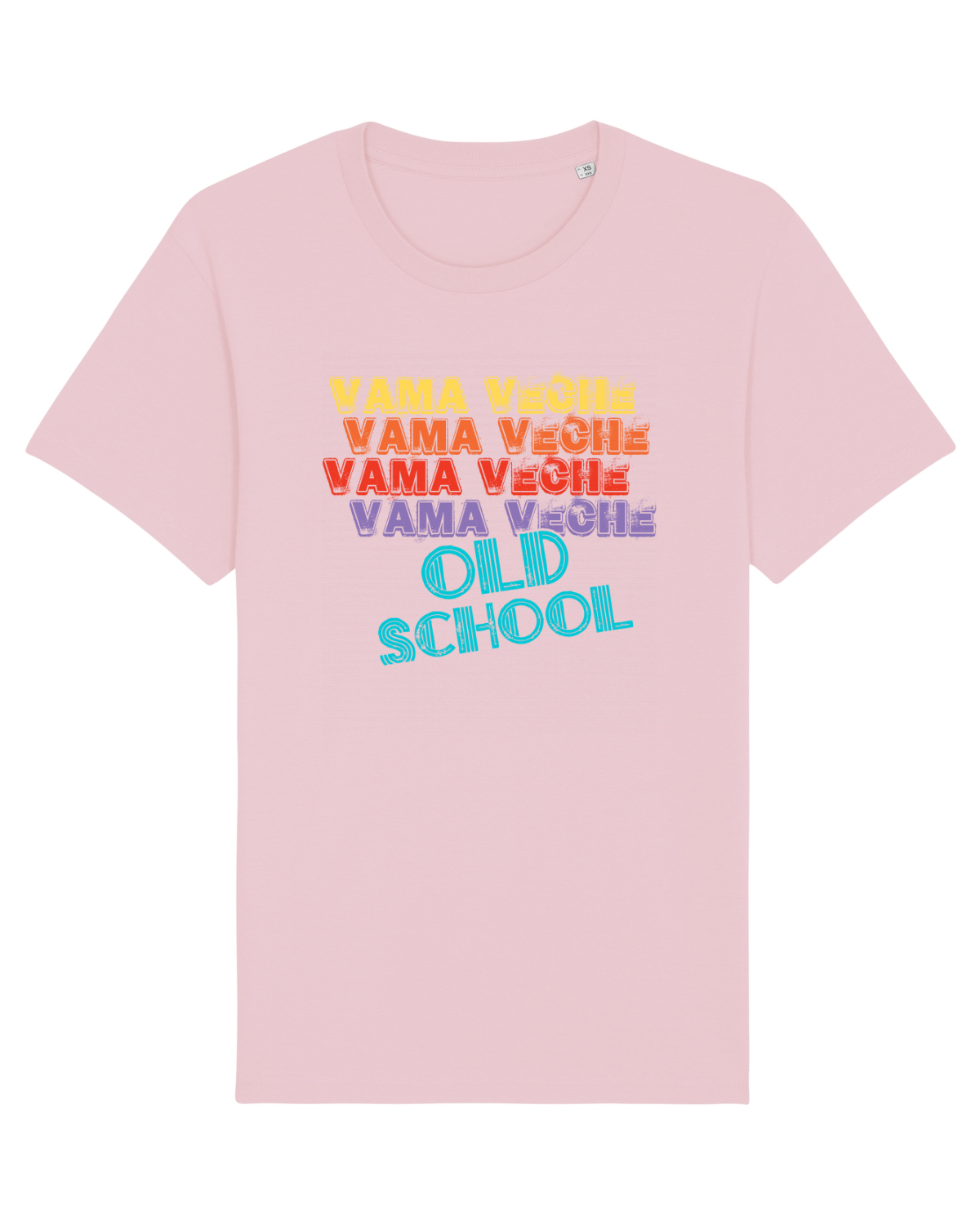 Tricou mânecă scurtă Unisex Rocker Cotton Pink