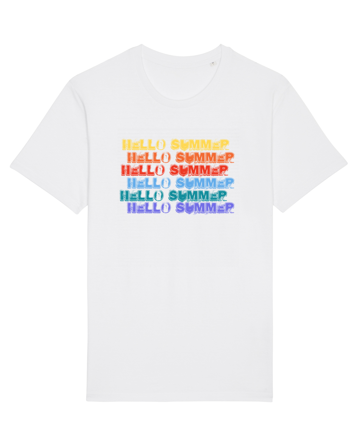Tricou mânecă scurtă Unisex Rocker White