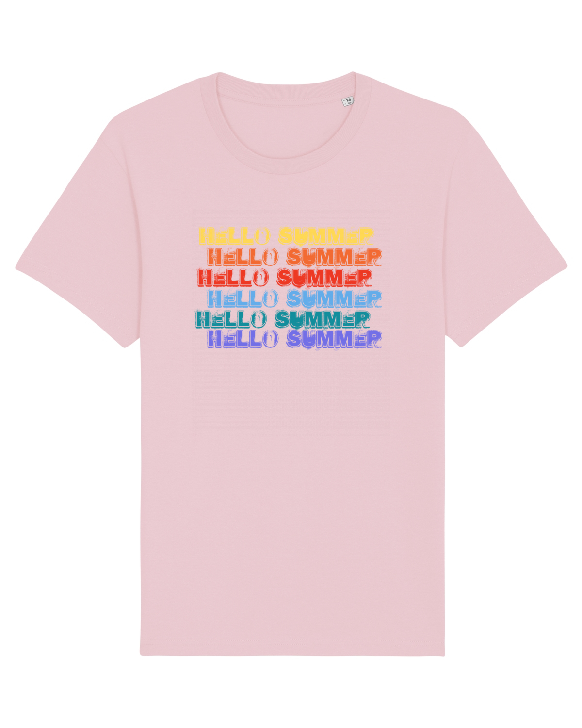 Tricou mânecă scurtă Unisex Rocker Cotton Pink