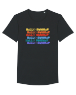 Hello Summer Tricou mânecă scurtă guler larg Bărbat Skater