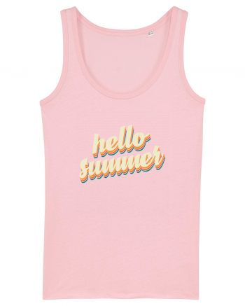 Hello Summer Retro Cotton Pink