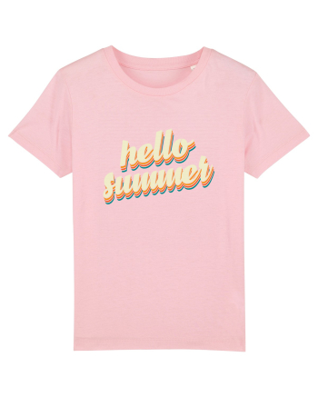 Hello Summer Retro Cotton Pink
