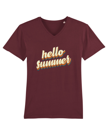 Hello Summer Retro Burgundy