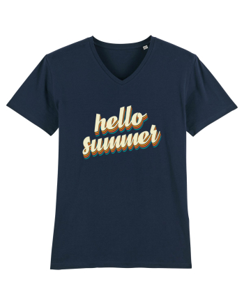 Hello Summer Retro French Navy