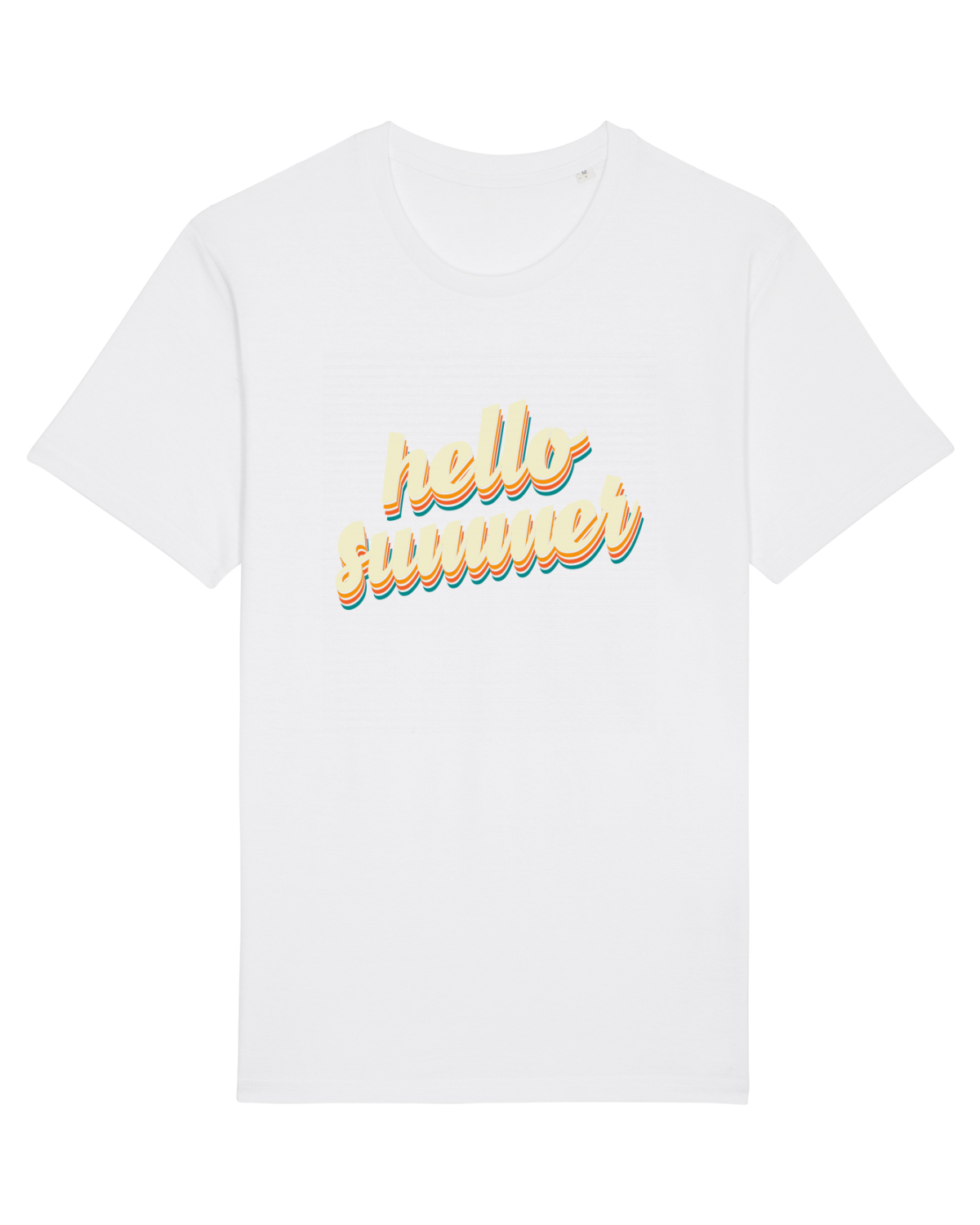 Tricou mânecă scurtă Unisex Rocker White