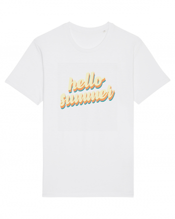 Hello Summer Retro White