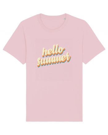 Hello Summer Retro Cotton Pink