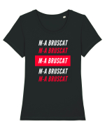 M-a Bruscat Tricou mânecă scurtă guler larg fitted Damă Expresser
