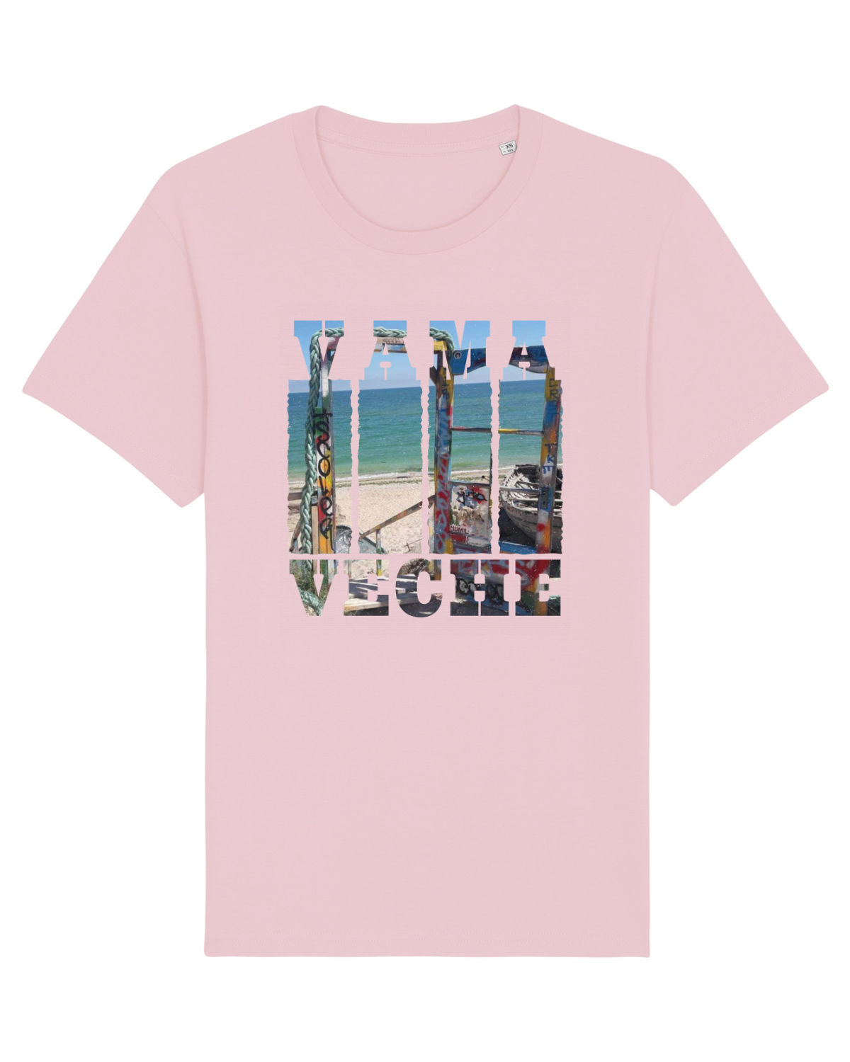 Tricou mânecă scurtă Unisex Rocker Cotton Pink