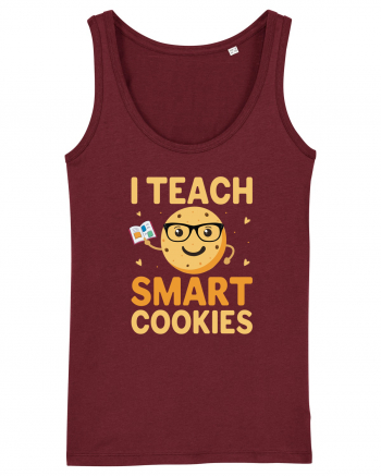 I Teach Smart Cookies Burgundy