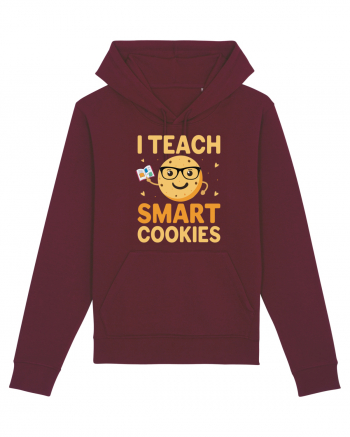 I Teach Smart Cookies Burgundy