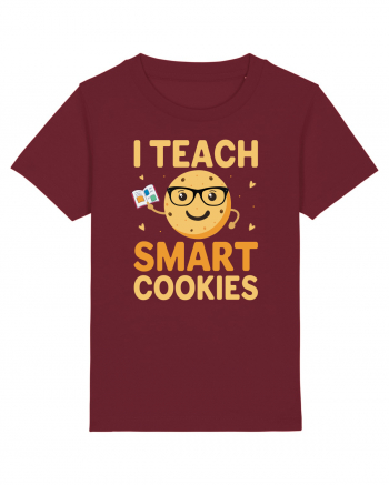 I Teach Smart Cookies Burgundy