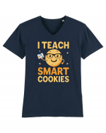 I Teach Smart Cookies Tricou mânecă scurtă guler V Bărbat Presenter