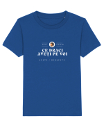 Boala copiilor scris cu alb Tricou mânecă scurtă  Copii Mini Creator