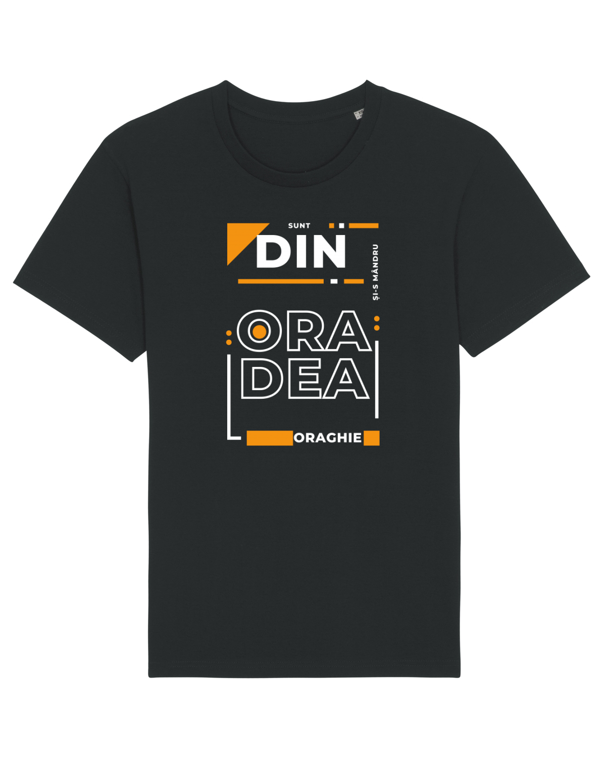Tricou mânecă scurtă Unisex Rocker Black