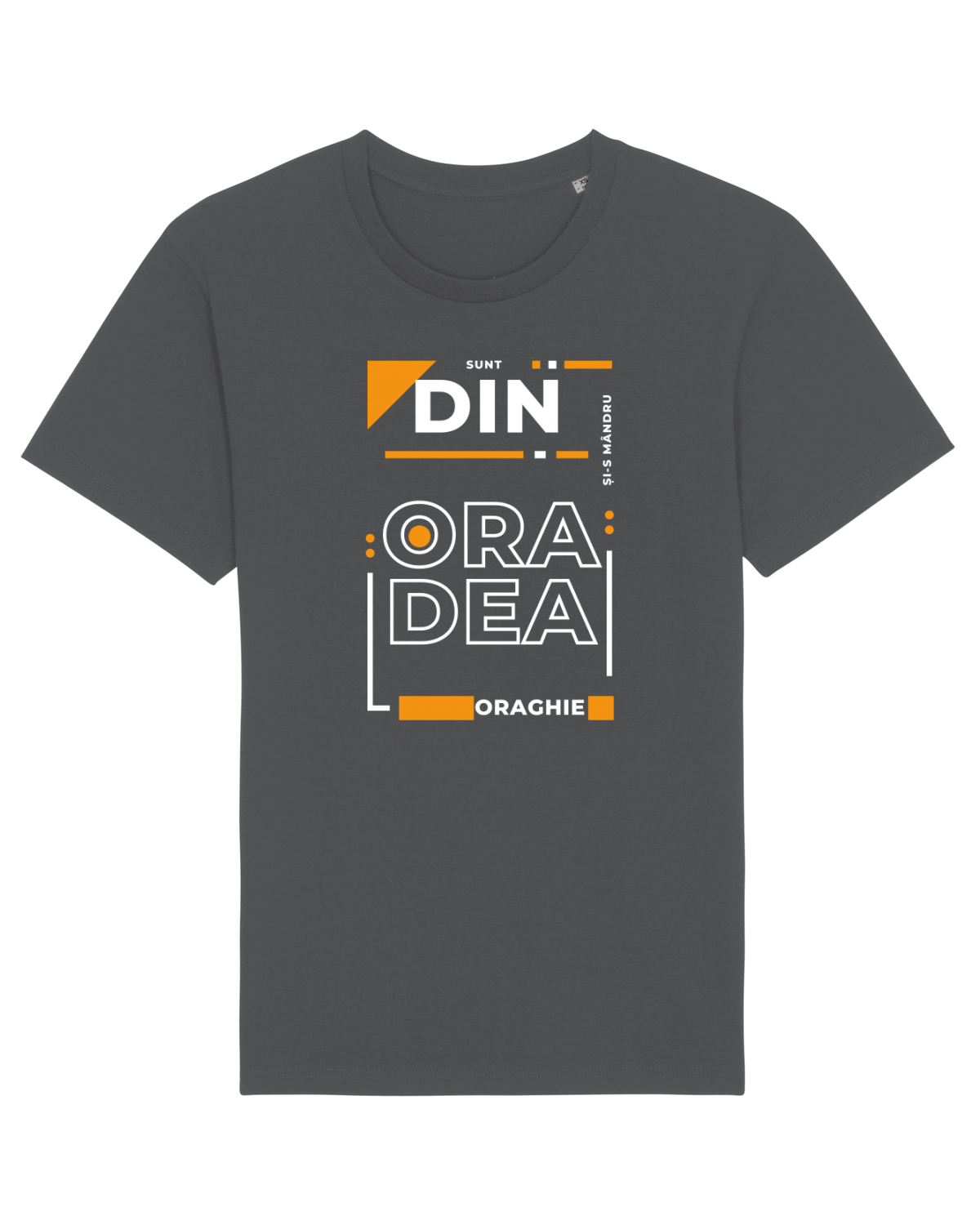 Tricou mânecă scurtă Unisex Rocker Anthracite