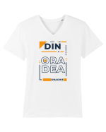 Sunt din Oradea Tricou mânecă scurtă guler V Bărbat Presenter