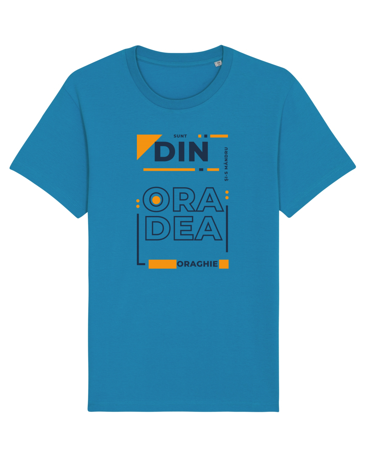Tricou mânecă scurtă Unisex Rocker Azur
