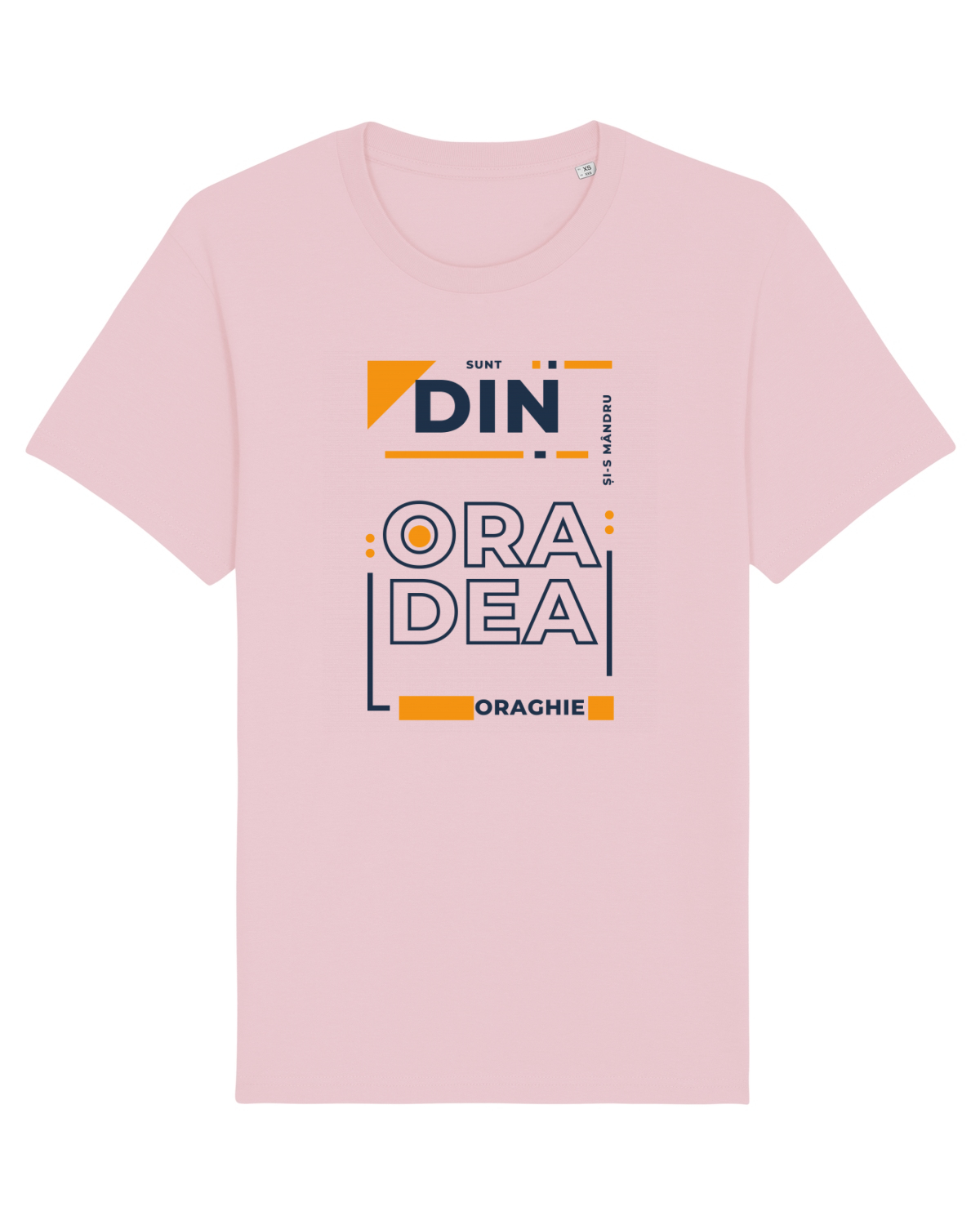 Tricou mânecă scurtă Unisex Rocker Cotton Pink