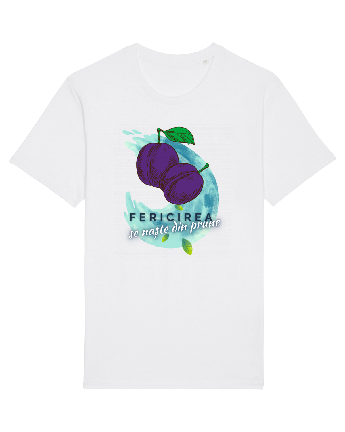 Tricou mânecă scurtă Unisex Rocker White