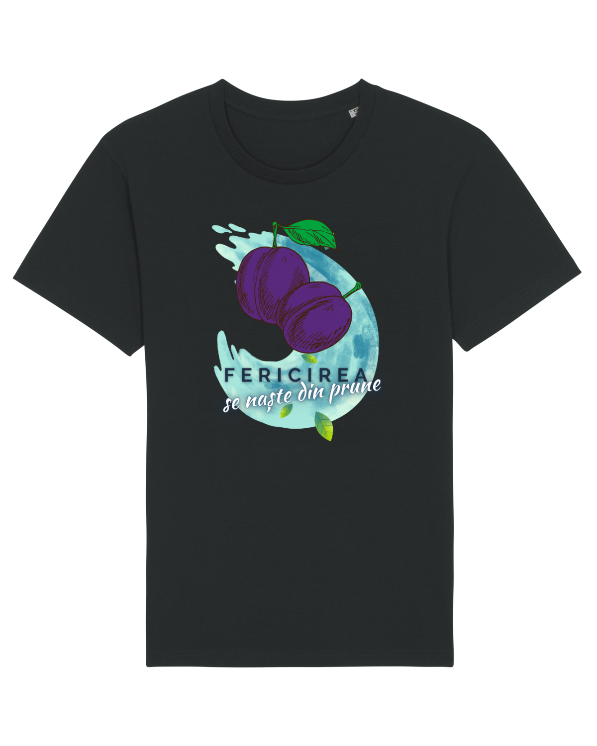 Tricou mânecă scurtă Unisex Rocker Black