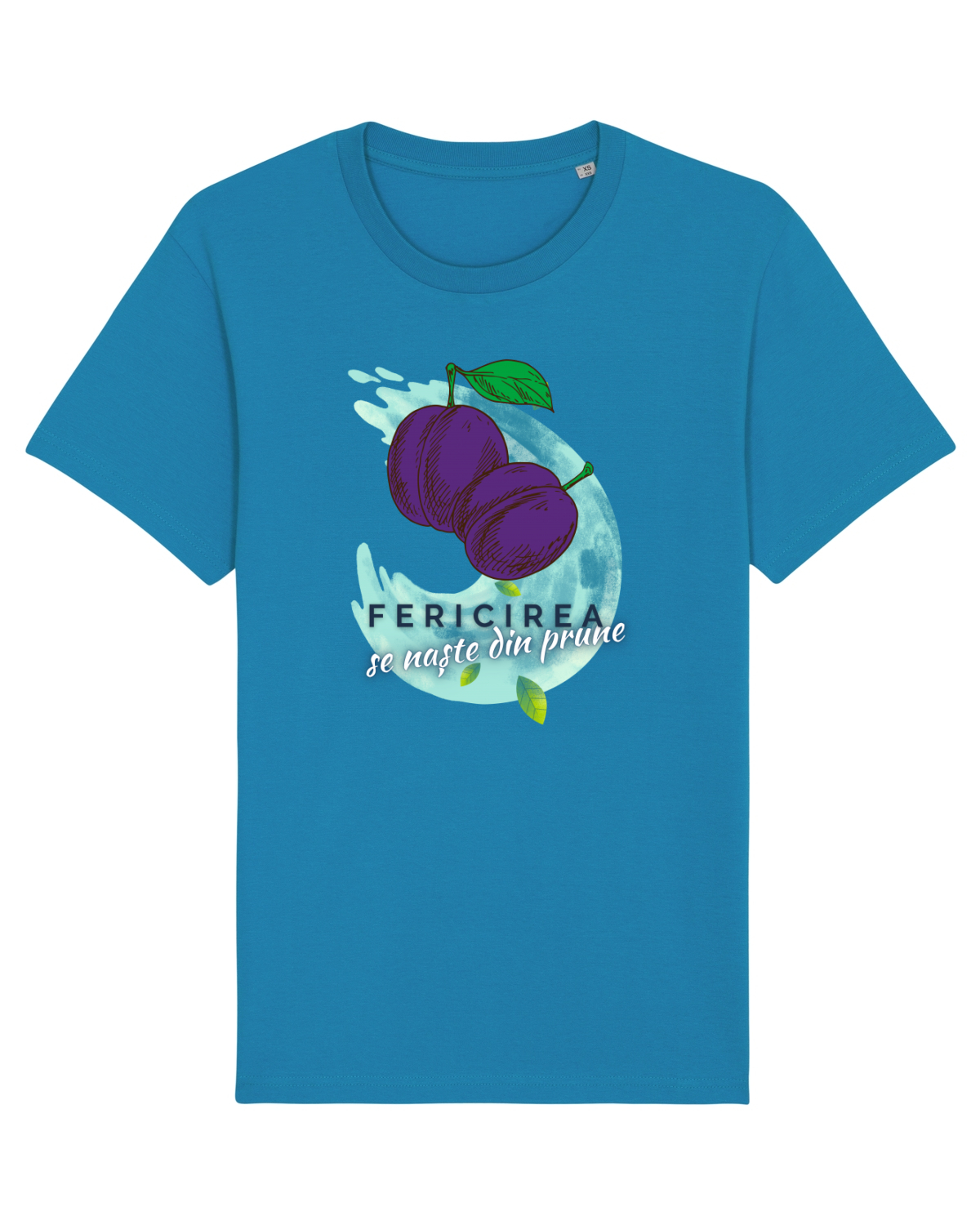 Tricou mânecă scurtă Unisex Rocker Azur