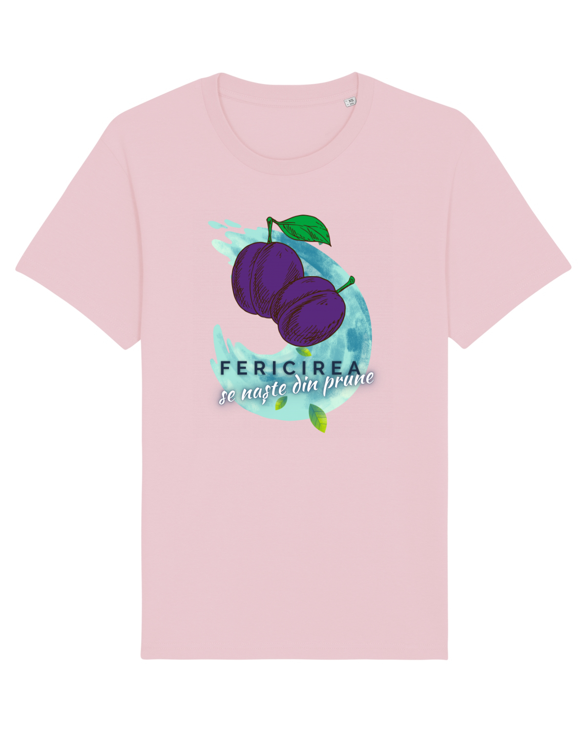 Tricou mânecă scurtă Unisex Rocker Cotton Pink