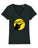 Vânător pasionat Tricou mânecă scurtă guler V Damă Evoker