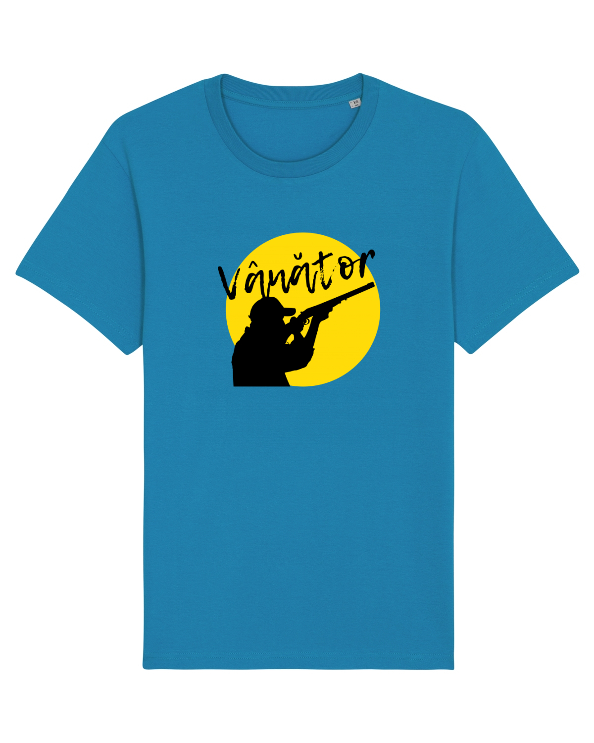 Tricou mânecă scurtă Unisex Rocker Azur