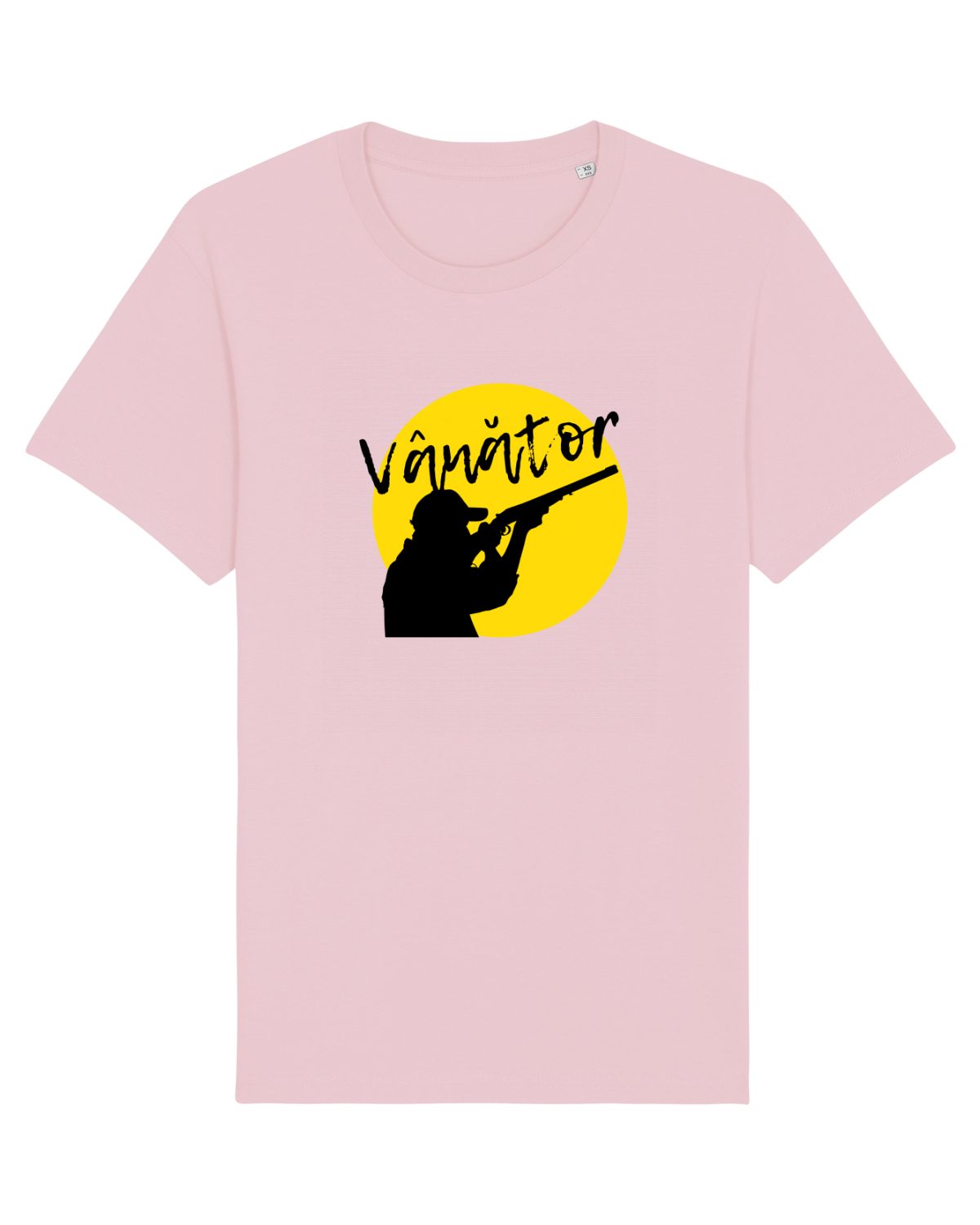 Tricou mânecă scurtă Unisex Rocker Cotton Pink